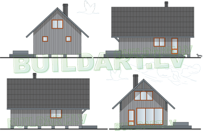 Pirts, atpūtas mājas projekts "Sarma"