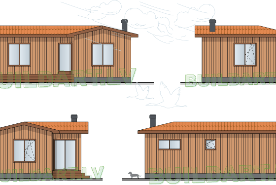 Moduļmājas projekts "Jolanta"