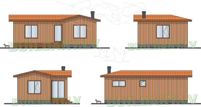 Moduļmājas projekts "Jolanta"