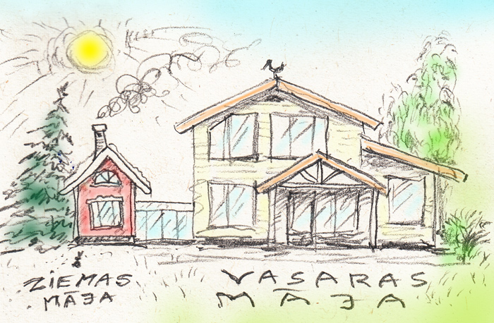 Ziemas māja un vasaras māja