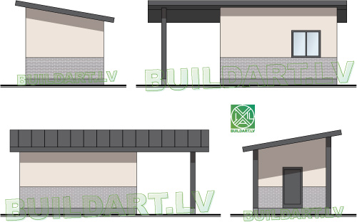 Saimniecības ēkas projekts "Hobijs"