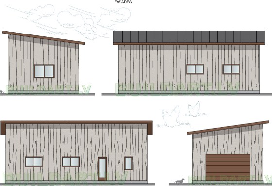 Dzīvojamais autoserviss, projekts, 60-90m2