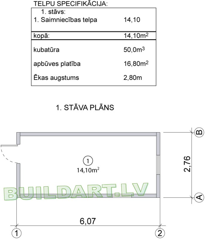 Saimniecības ēkas saskaņošana - projekta plāns