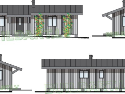 Dzīvojamās mājas projekts “Juris”, 39m2